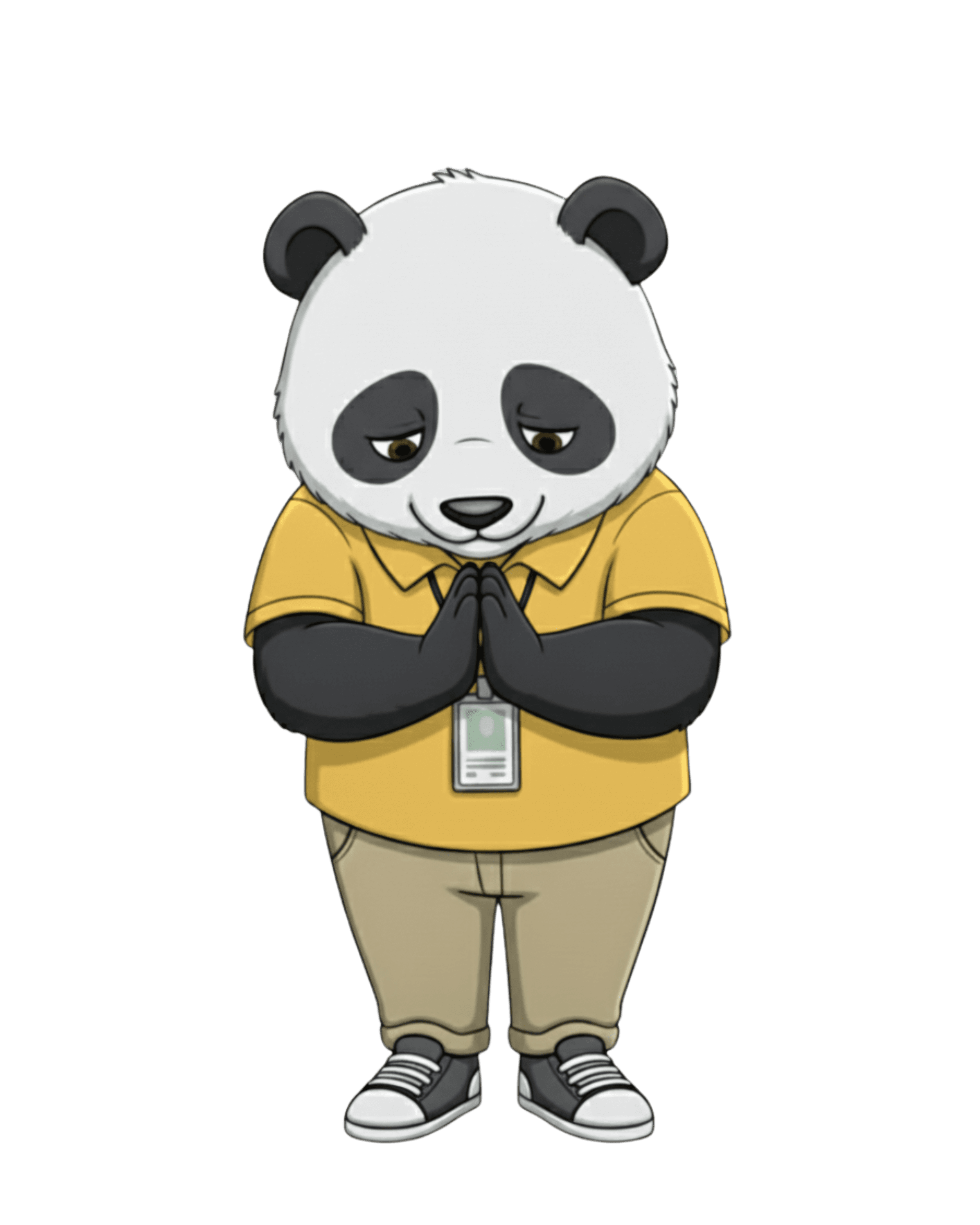 Zenchi mascot apologetically reacting to no matching trips